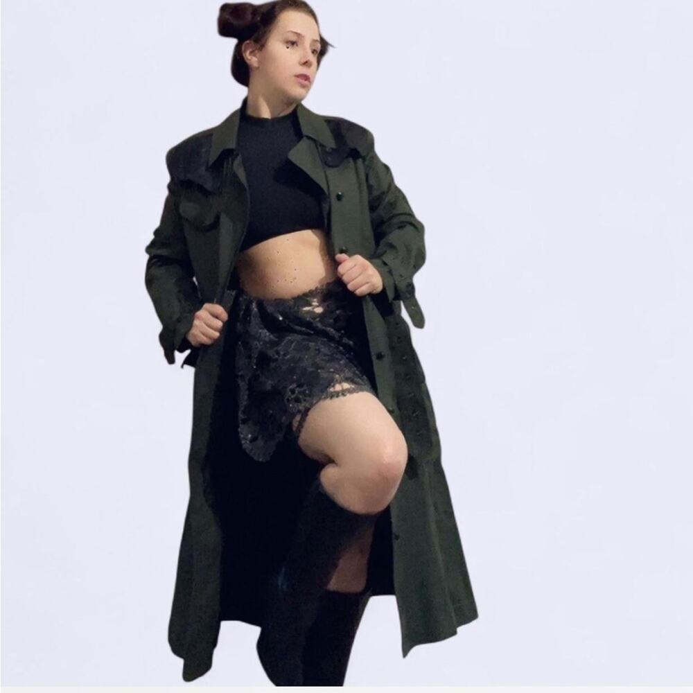 Lip service mallgoth military trench coat - Picture 10 of 11